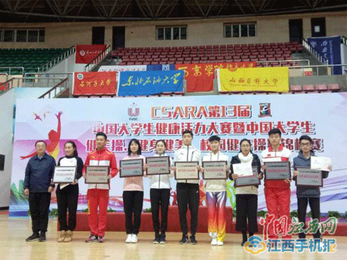 学院健美操队在第十三届中国大学生大赛取得好成绩！